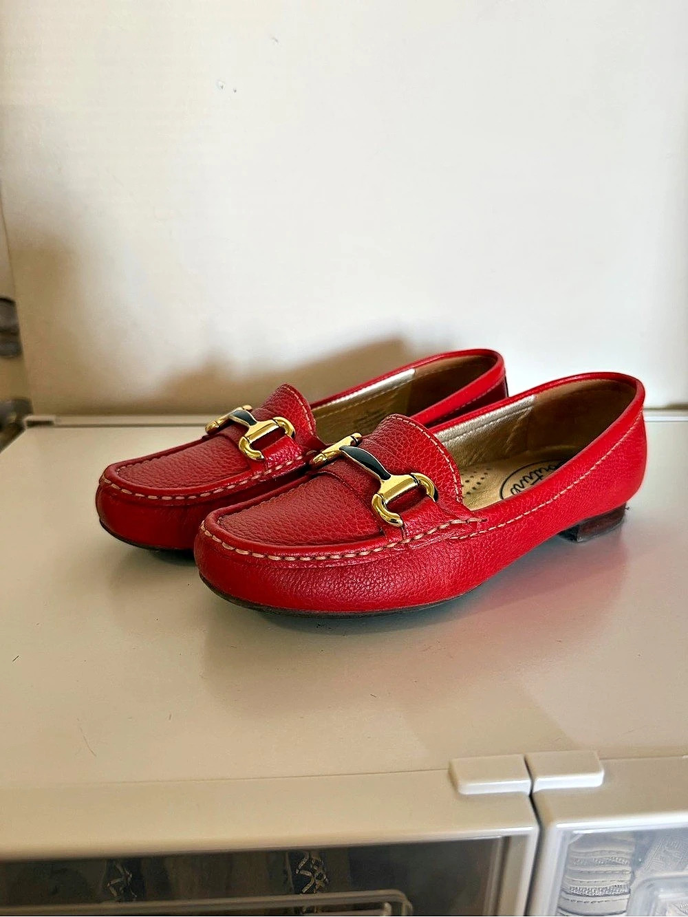 Browns Couture Red Loafers